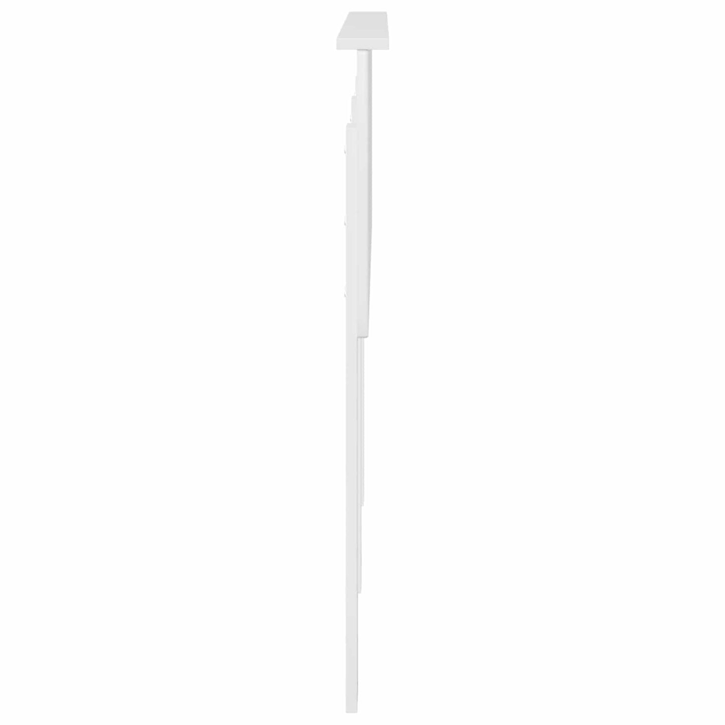 vidaXL Headboard Gloss White Engineered wood 5