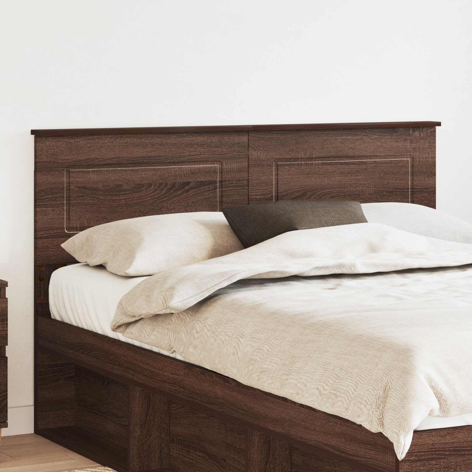 vidaXL Headboard Brown Oak Engineered wood 1