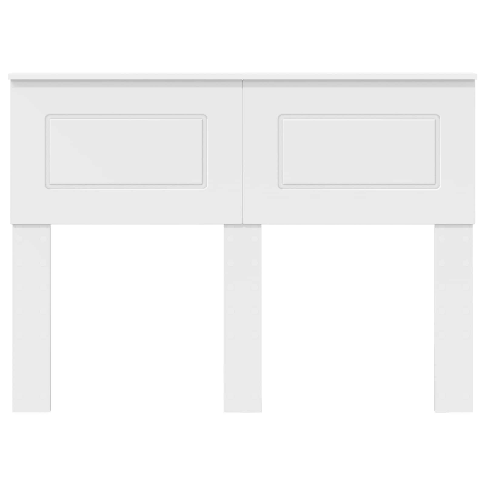 vidaXL Headboard White Engineered wood 4