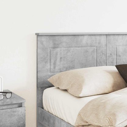 vidaXL Headboard Concrete Grey Engineered wood 3