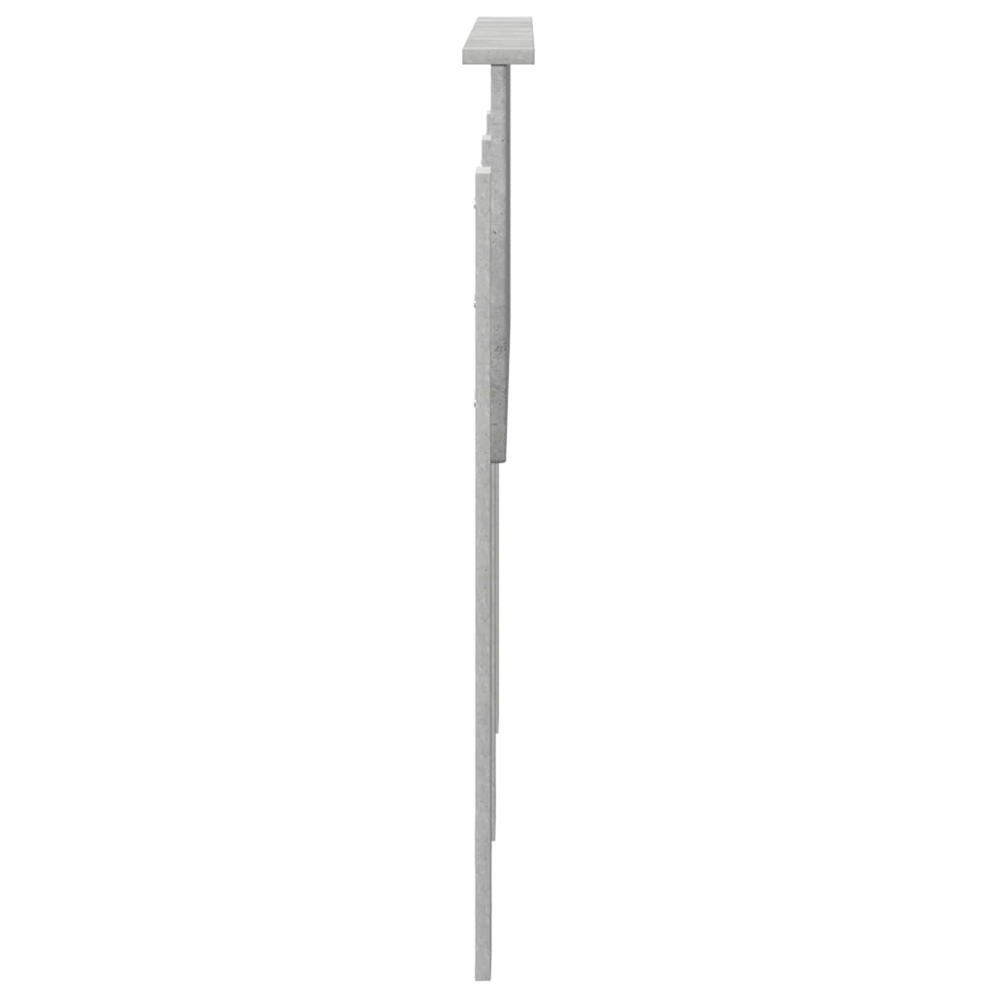vidaXL Headboard Concrete Grey Engineered wood 5