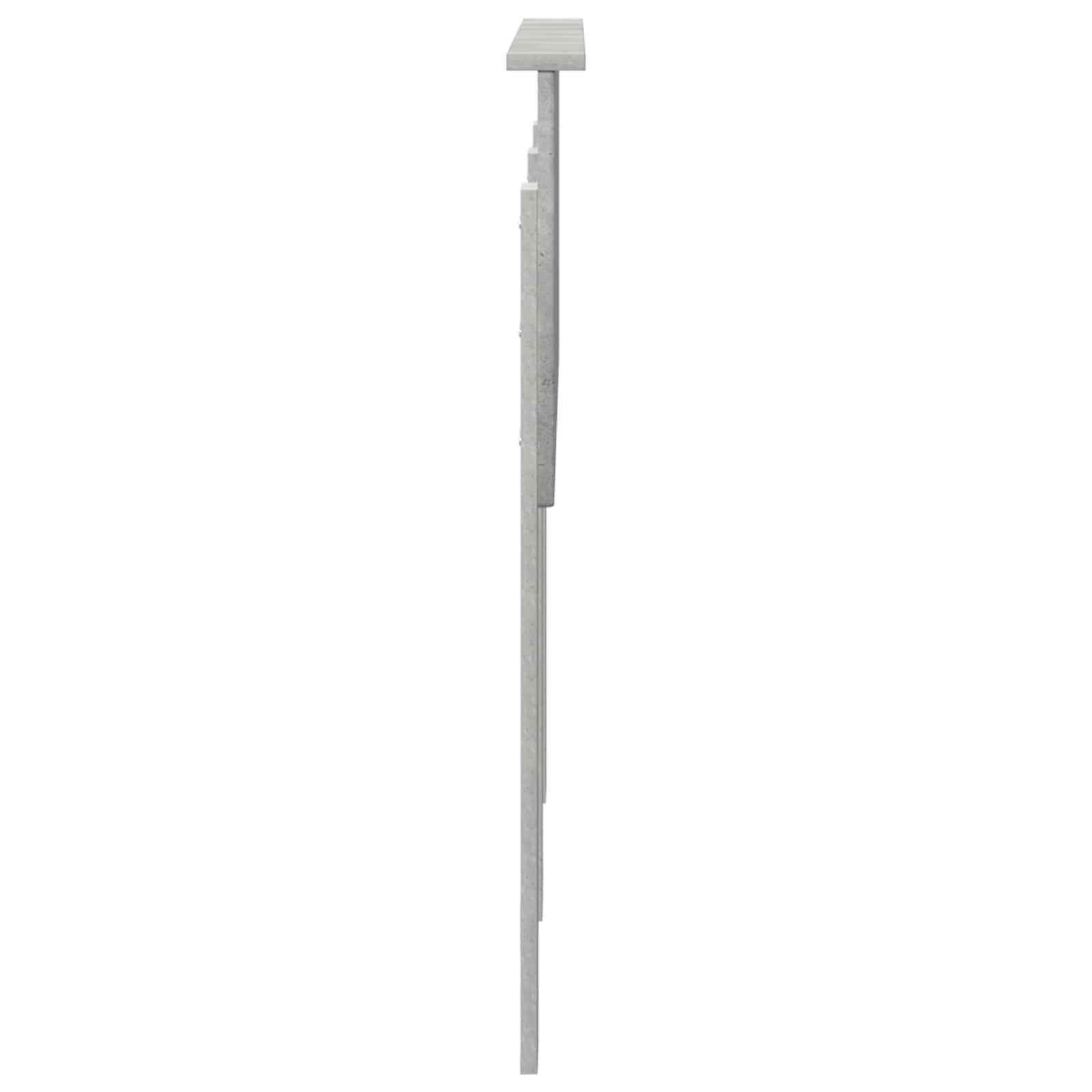 vidaXL Headboard Concrete Grey Engineered wood 5