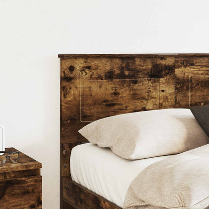vidaXL Headboard Smoked Oak Engineered wood 3