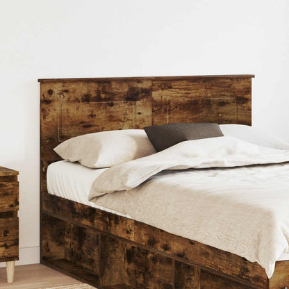 vidaXL Headboard Smoked Oak Engineered wood 1