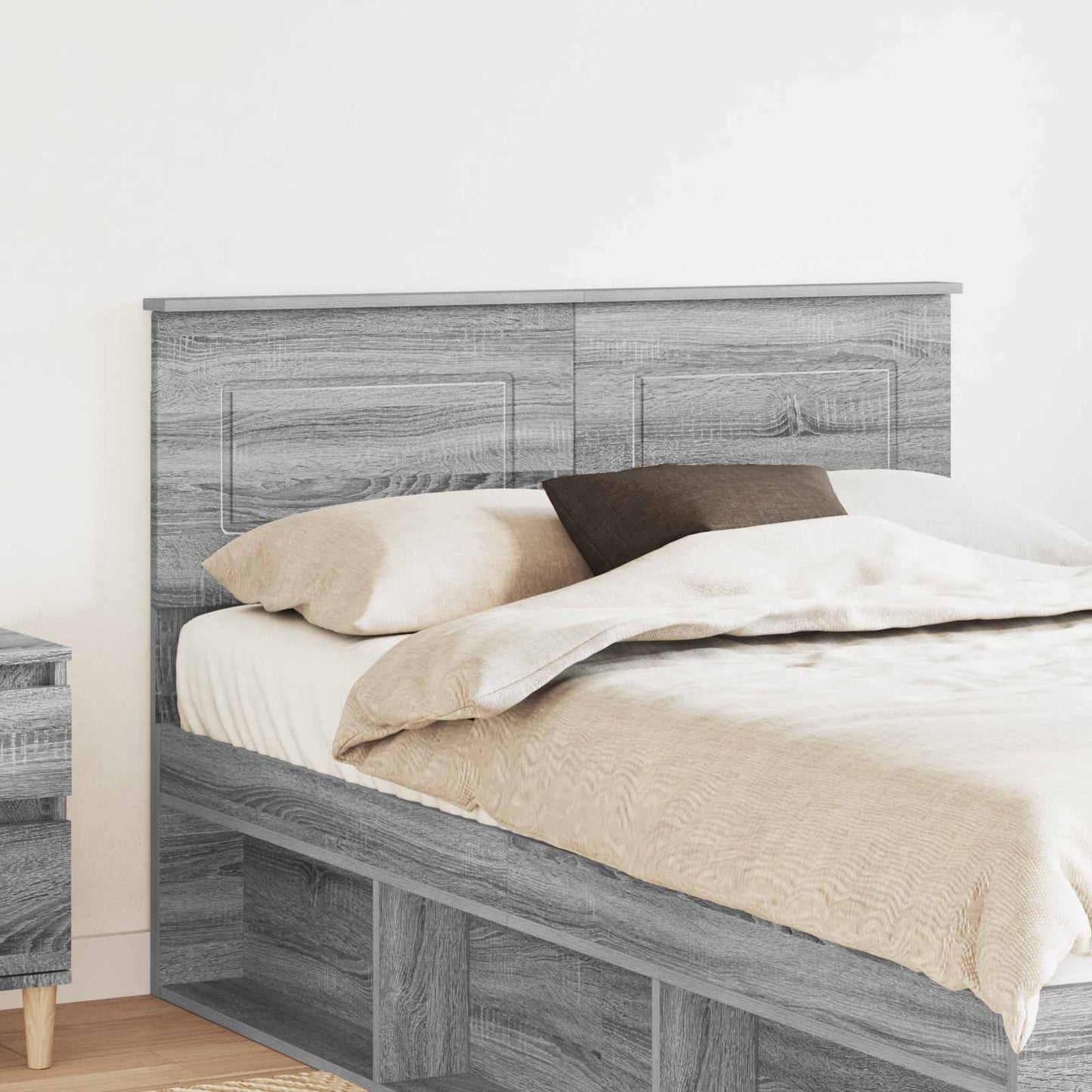 vidaXL Headboard Grey Sonoma Engineered wood 1