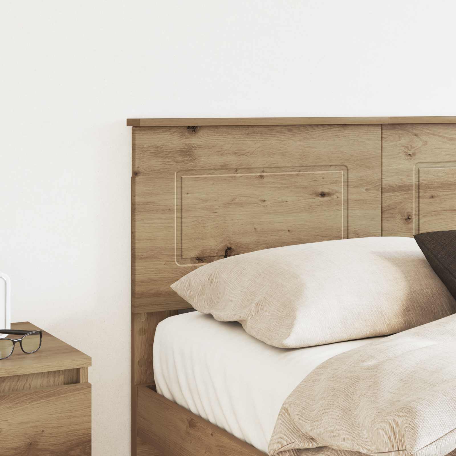 vidaXL Headboard Artisan Oak Engineered wood 3