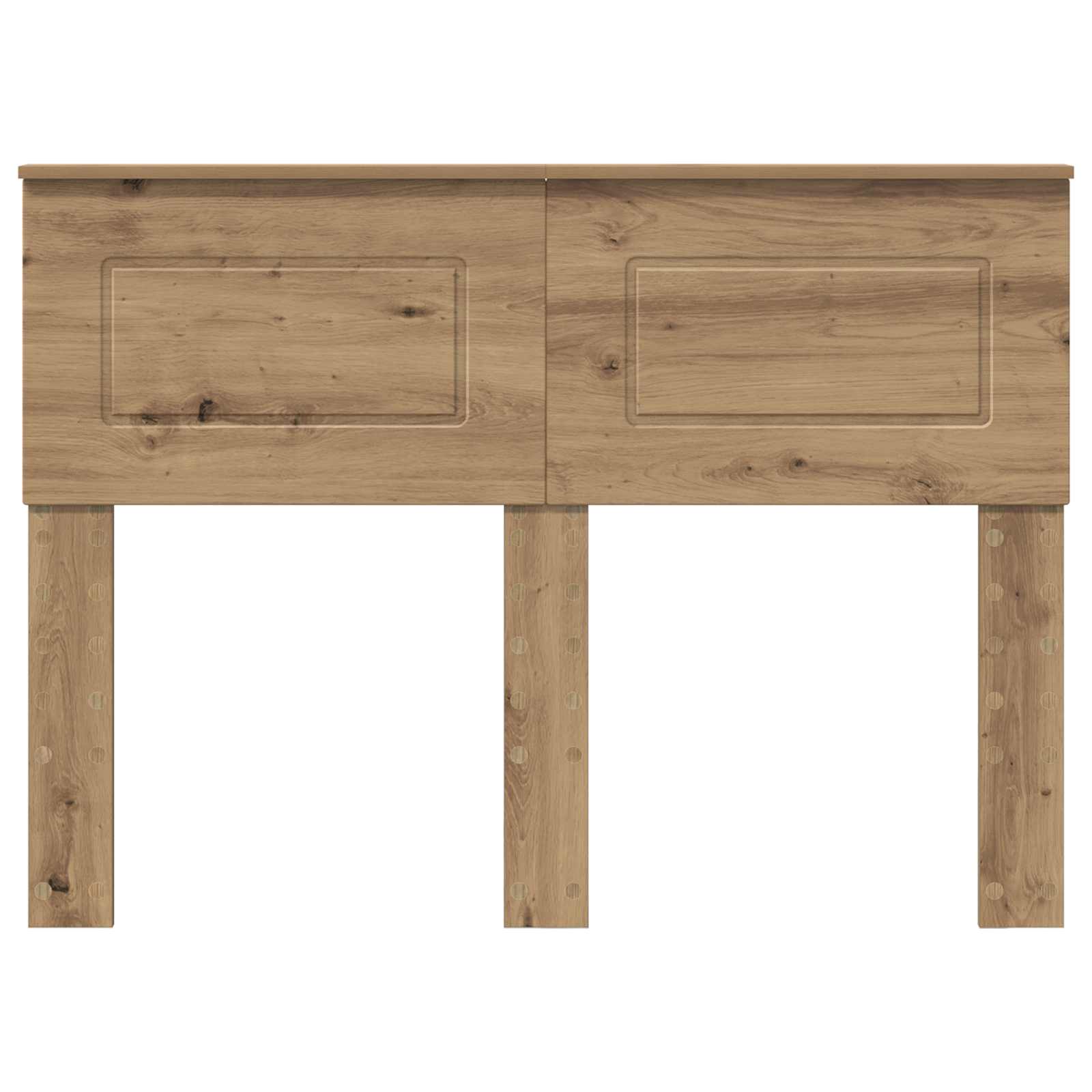 vidaXL Headboard Artisan Oak Engineered wood 4