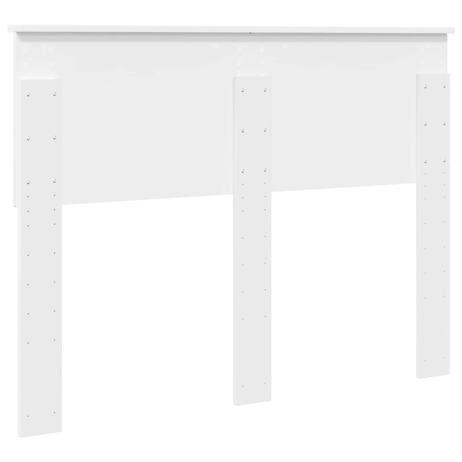 vidaXL Headboard White Engineered wood 6