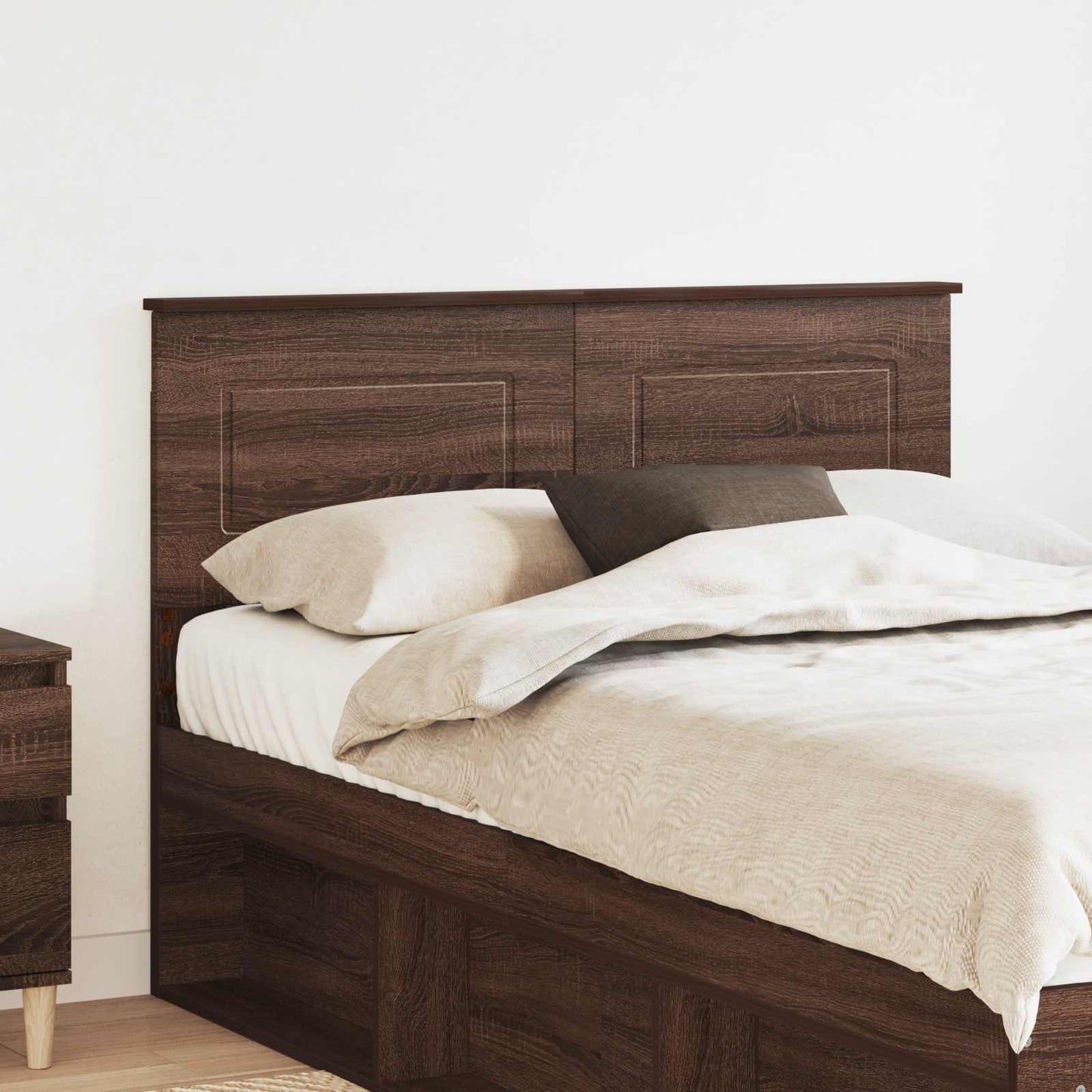 vidaXL Headboard Brown Oak Engineered wood 1