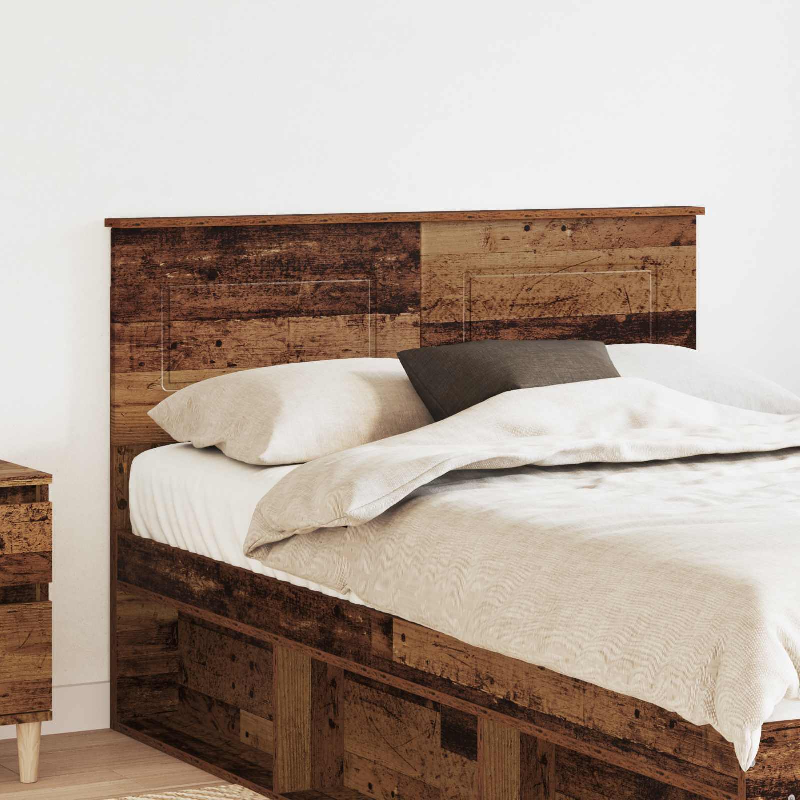 vidaXL Headboard Old Wood Engineered wood 1