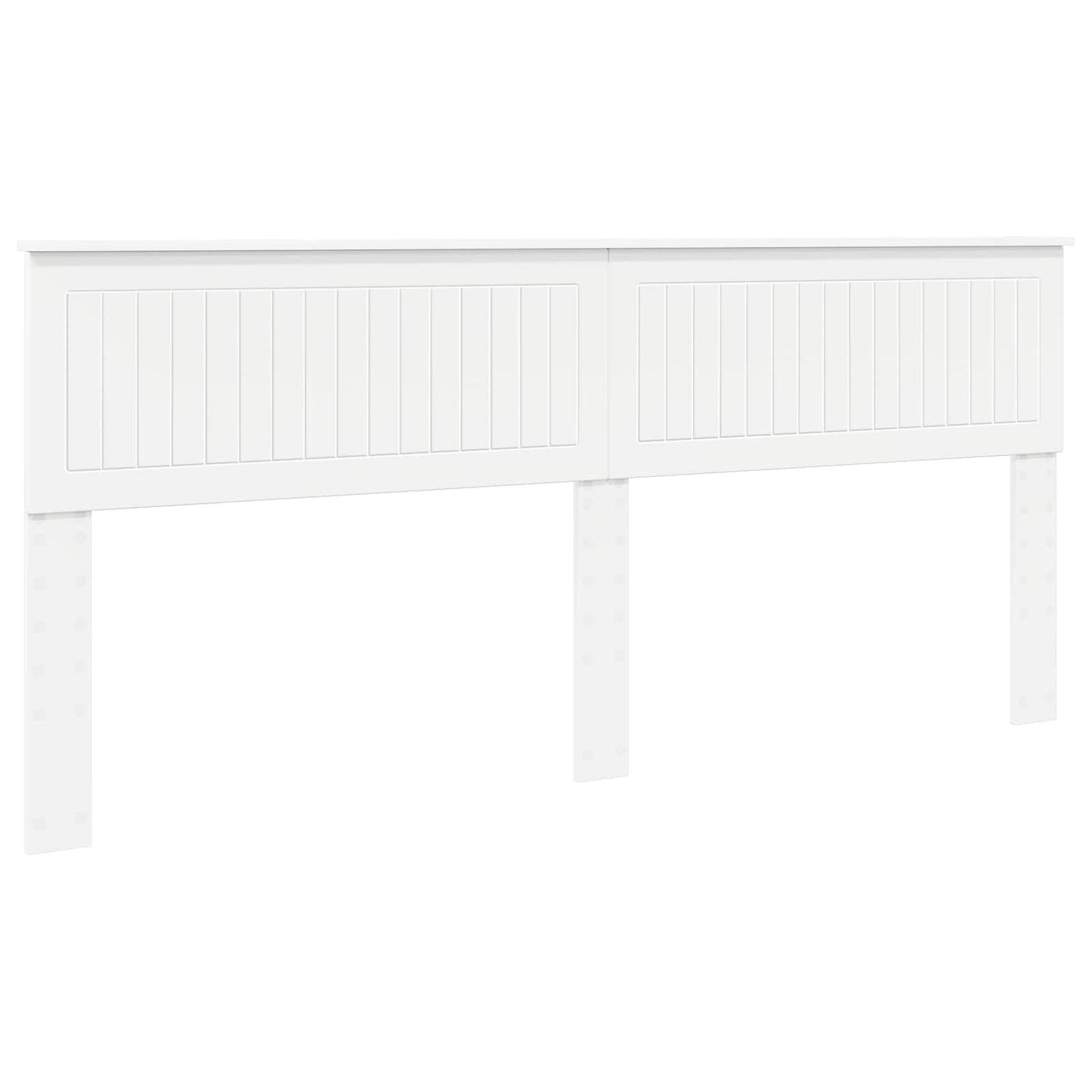 vidaXL Headboard White Engineered wood 2
