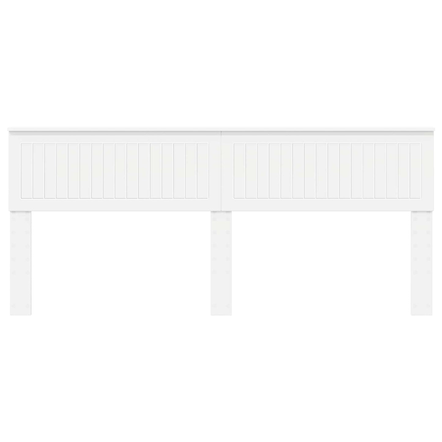 vidaXL Headboard White Engineered wood 4