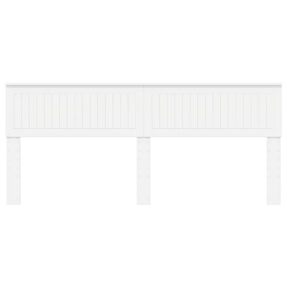vidaXL Headboard White Engineered wood 4