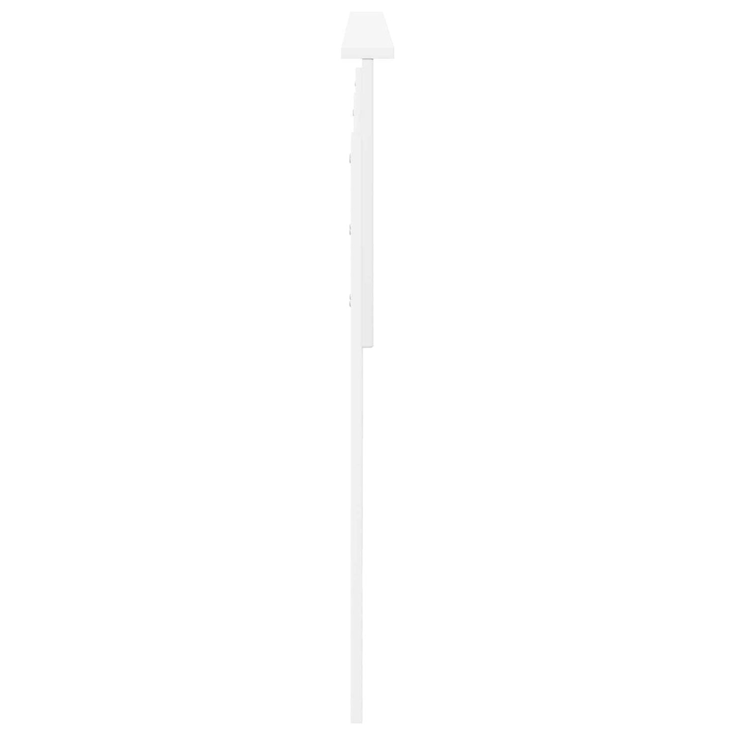 vidaXL Headboard White Engineered wood 5