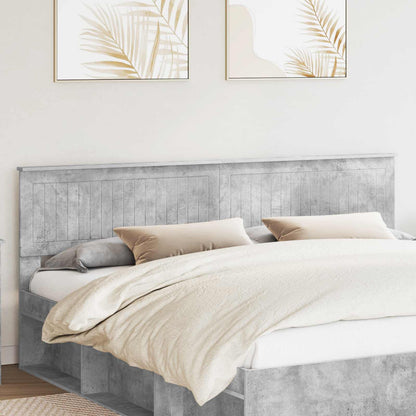 vidaXL Headboard Concrete Grey Engineered wood 1