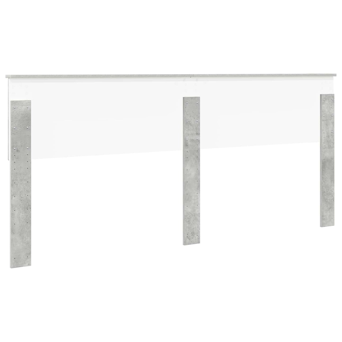 vidaXL Headboard Concrete Grey Engineered wood 6