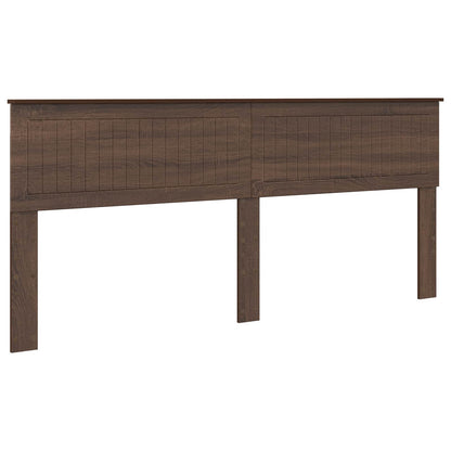 vidaXL Headboard Brown Oak Engineered wood 2