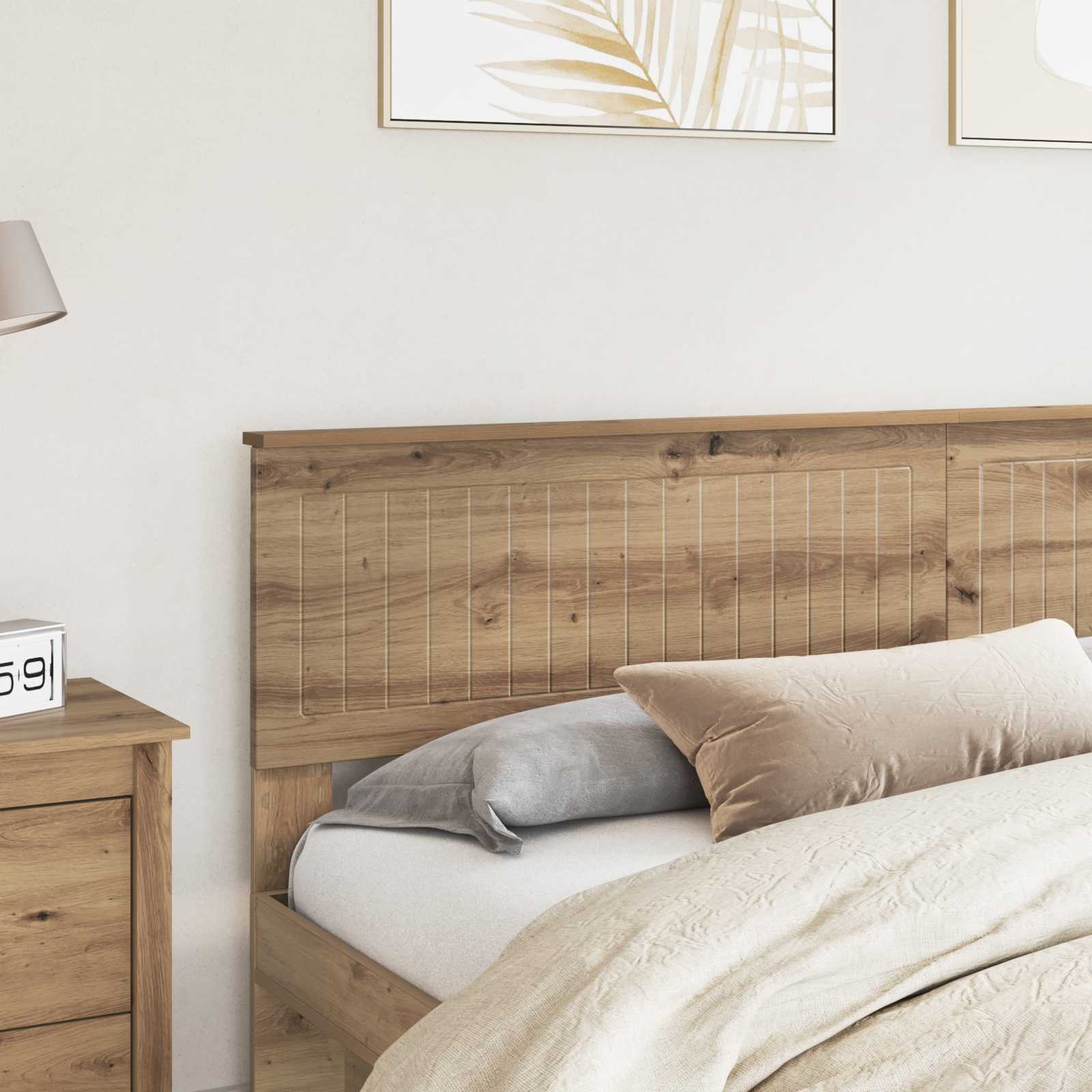 vidaXL Headboard Artisan Oak Engineered wood 3