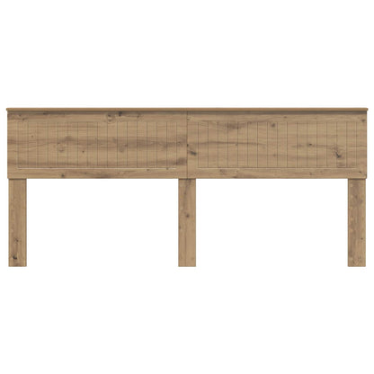 vidaXL Headboard Artisan Oak Engineered wood 4