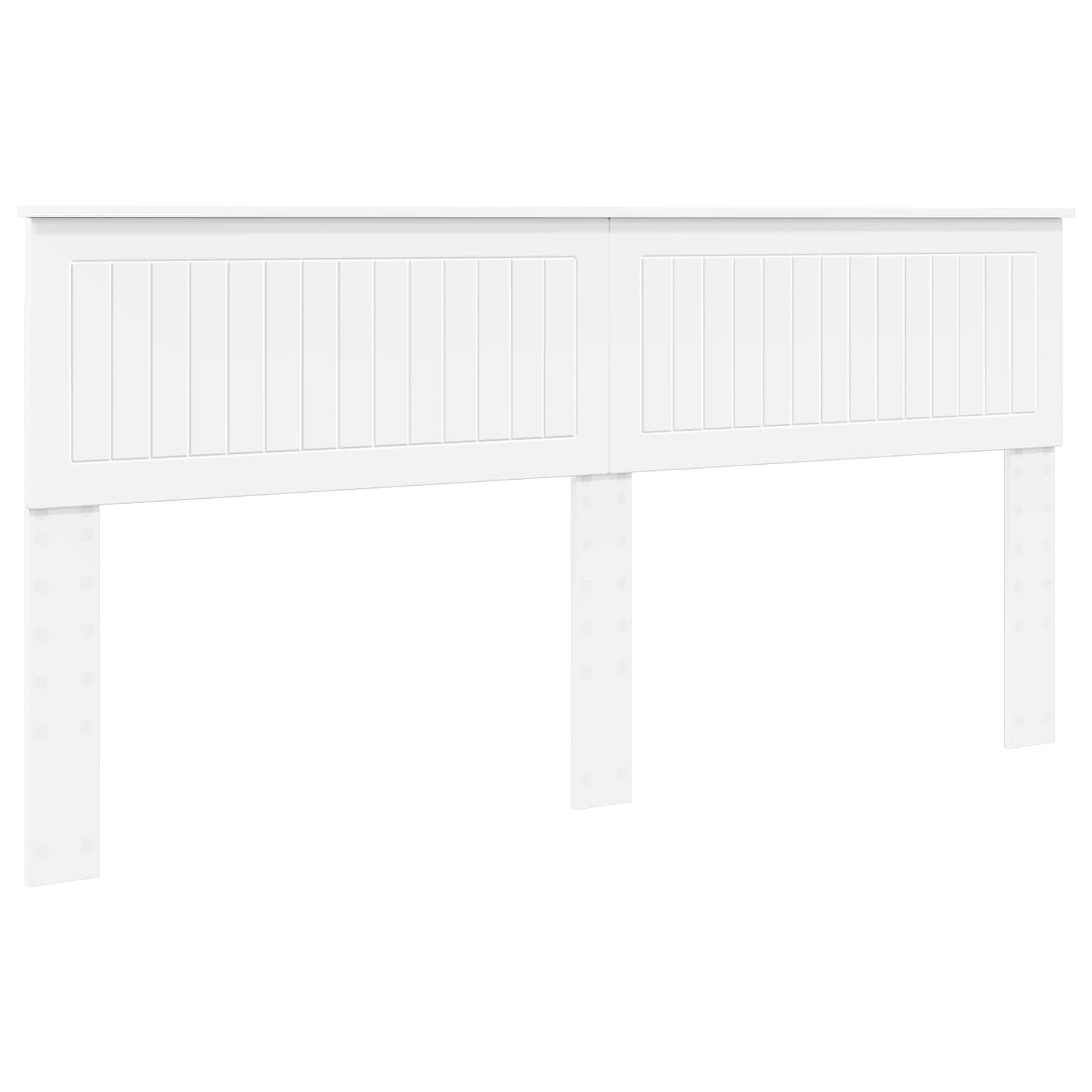 vidaXL Headboard White Engineered wood 2