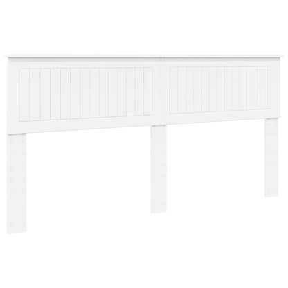 vidaXL Headboard White Engineered wood 2