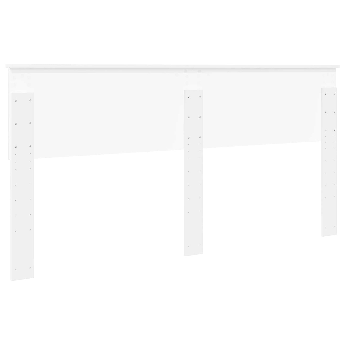 vidaXL Headboard White Engineered wood 6