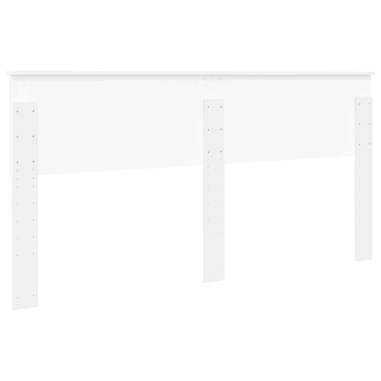 vidaXL Headboard White Engineered wood 6