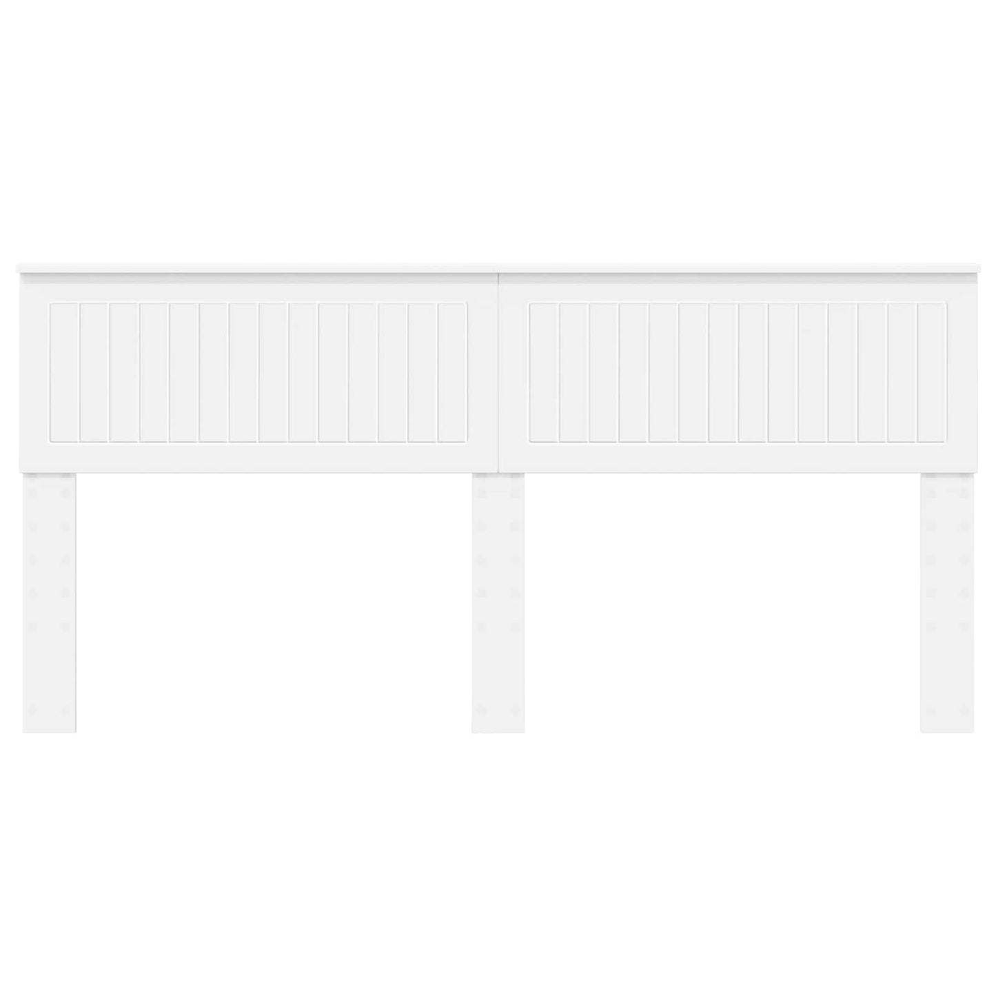 vidaXL Headboard White Engineered wood 4