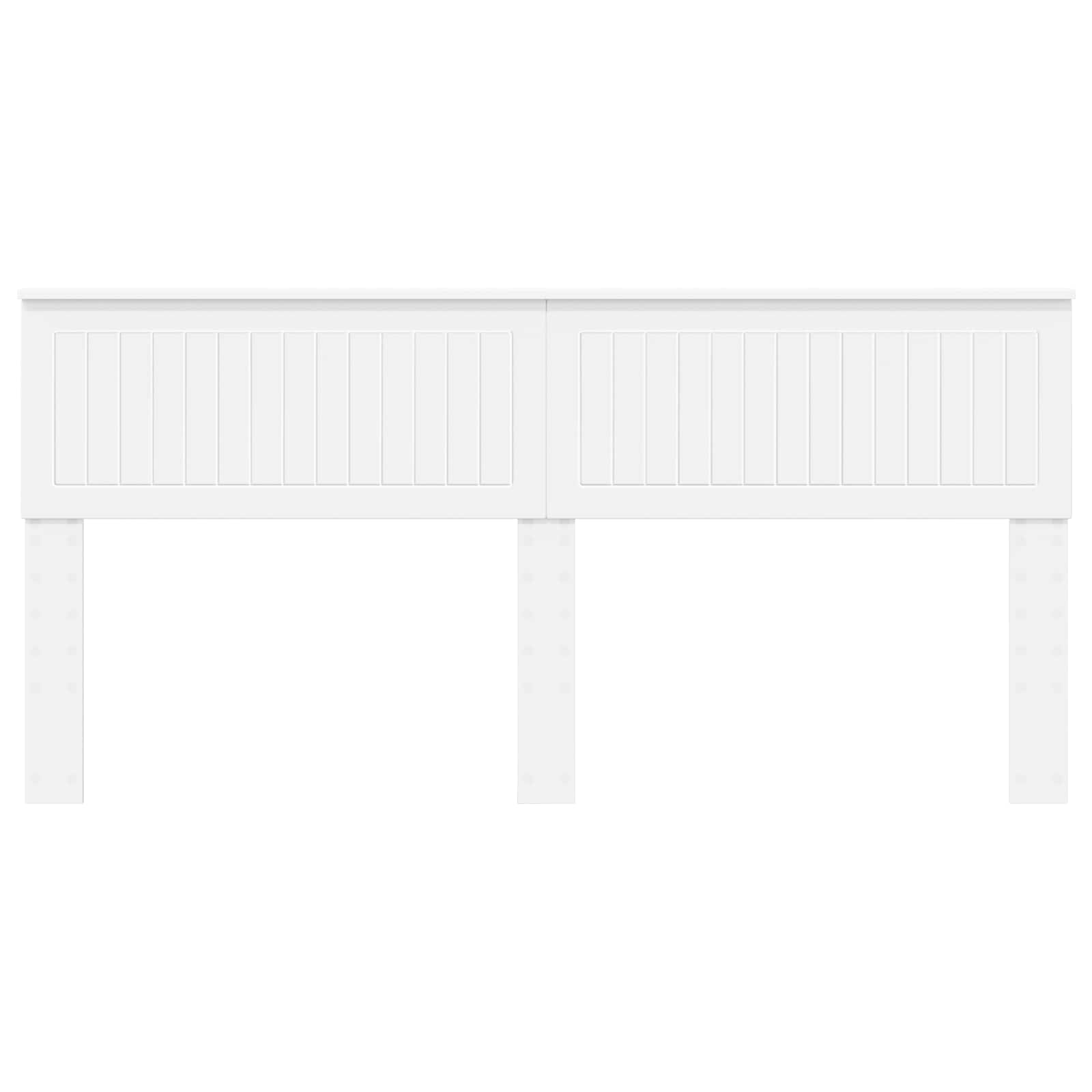 vidaXL Headboard White Engineered wood 4