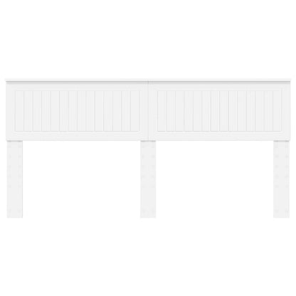 vidaXL Headboard White Engineered wood 4
