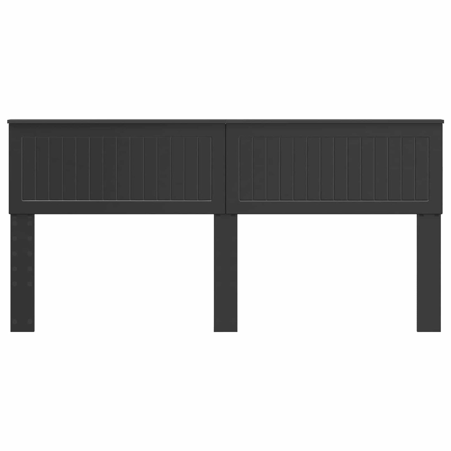 vidaXL Headboard Black Oak Engineered wood 4
