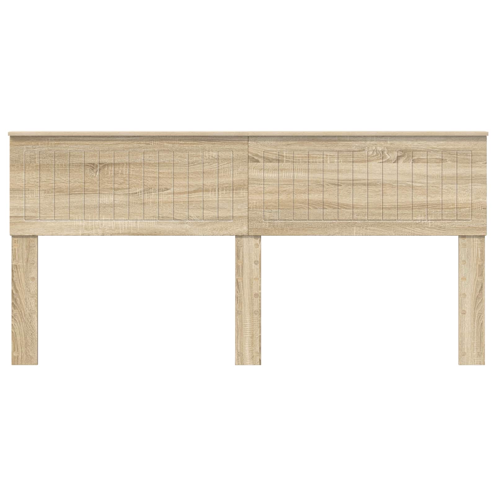 vidaXL Headboard Sonoma Oak Engineered wood 4