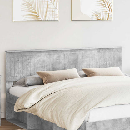 vidaXL Headboard Concrete Grey Engineered wood 1