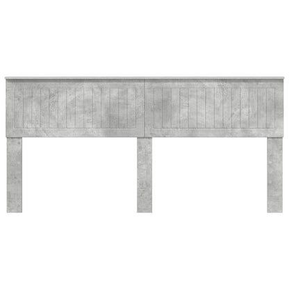 vidaXL Headboard Concrete Grey Engineered wood 4