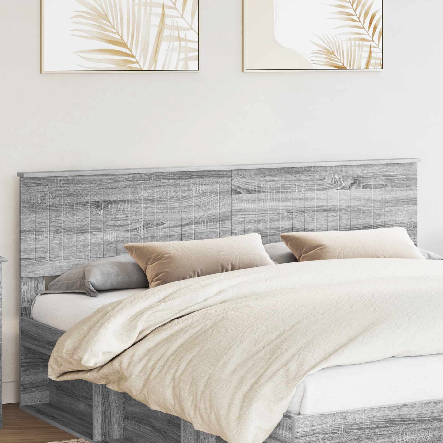vidaXL Headboard Grey Sonoma Engineered wood 1