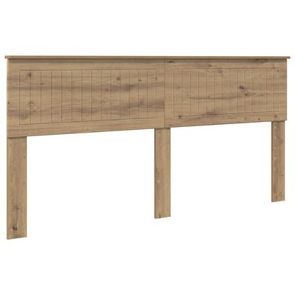 vidaXL Headboard Artisan Oak Engineered wood 2