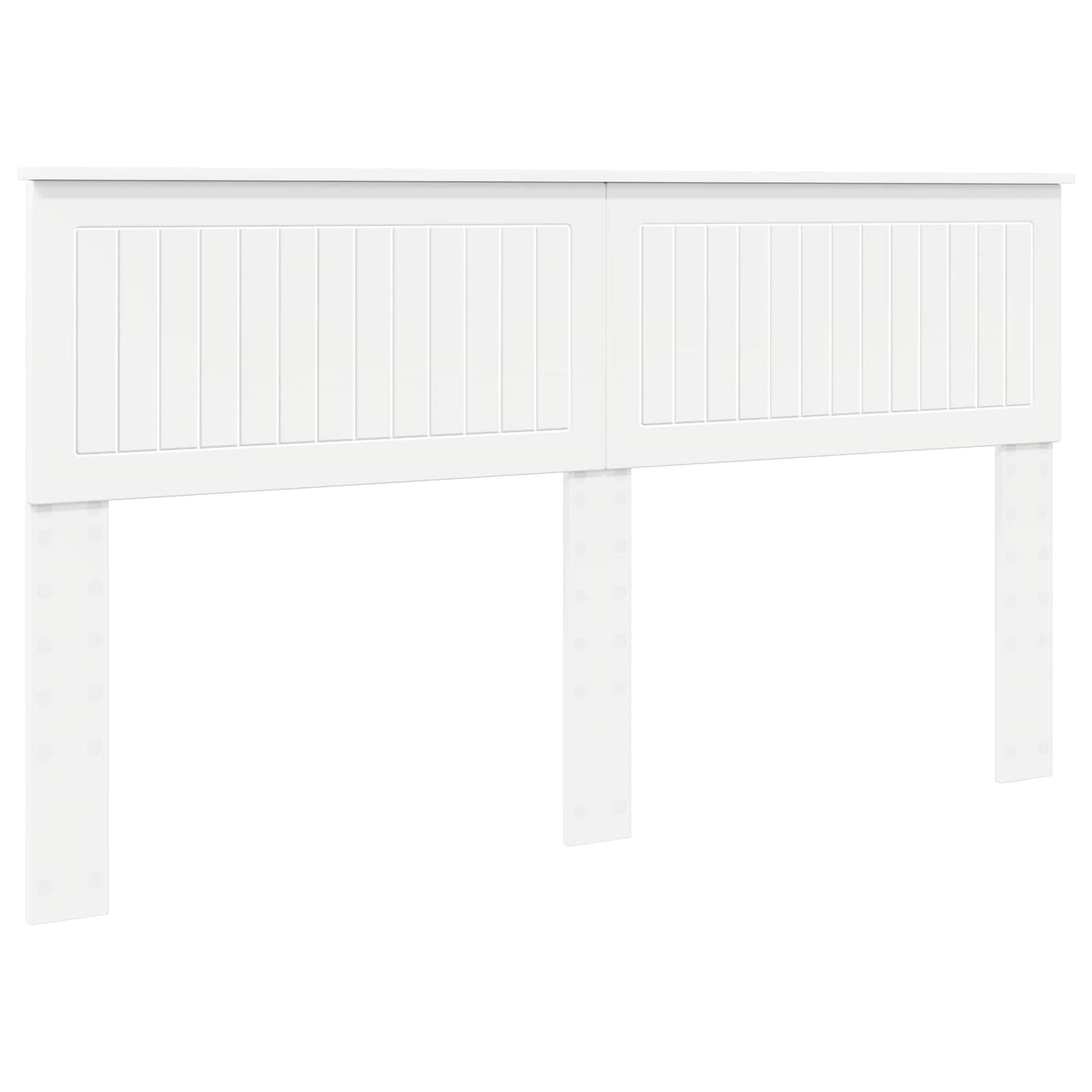 vidaXL Headboard White Engineered wood 2
