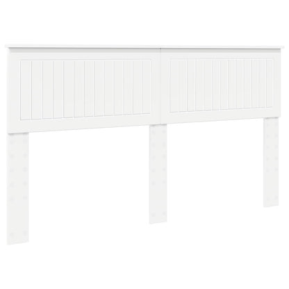 vidaXL Headboard White Engineered wood 2