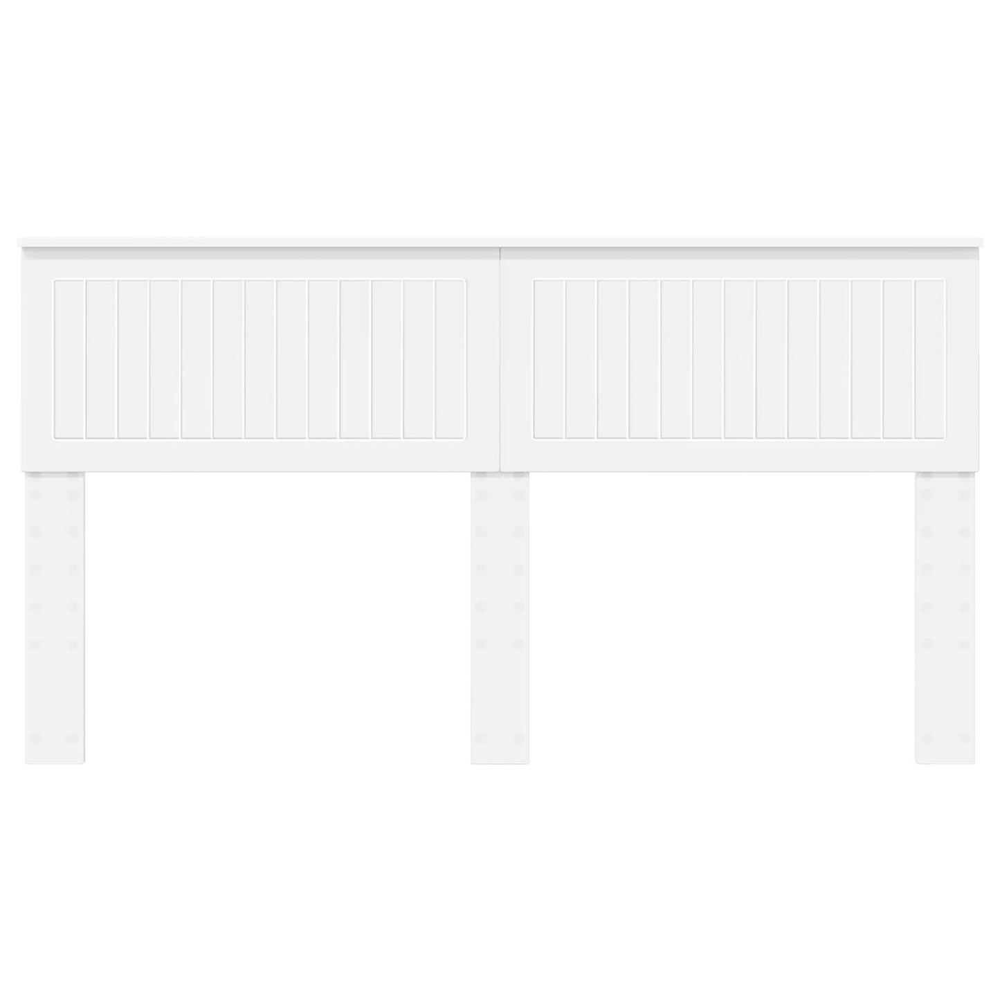 vidaXL Headboard White Engineered wood 4