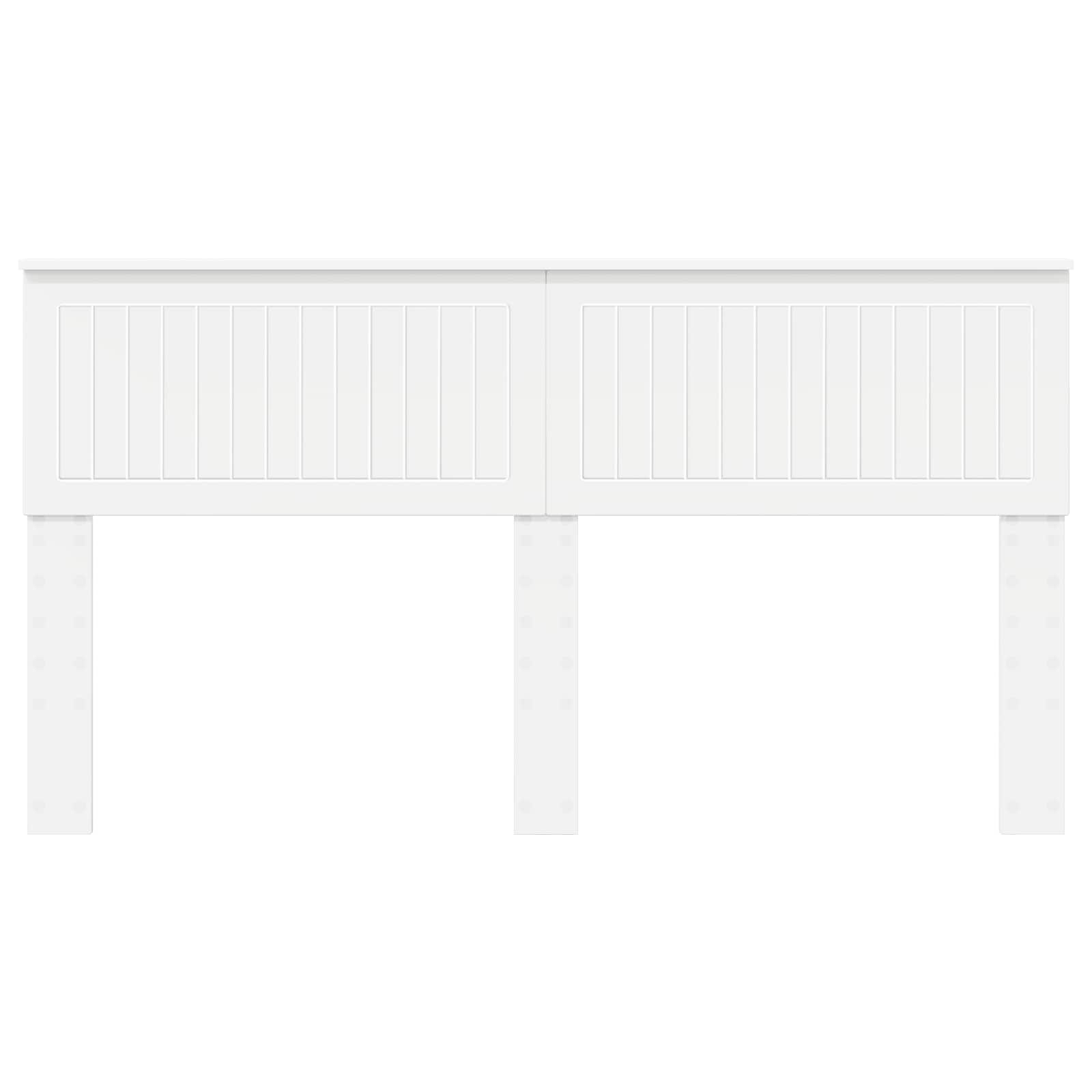vidaXL Headboard White Engineered wood 4