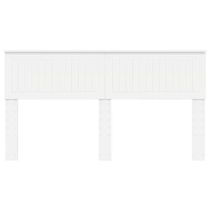 vidaXL Headboard White Engineered wood 4