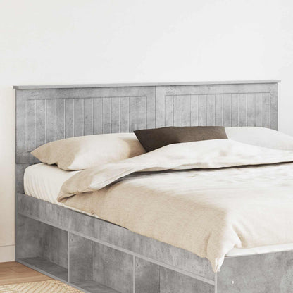 vidaXL Headboard Concrete Grey Engineered wood 1