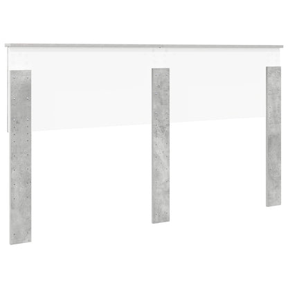 vidaXL Headboard Concrete Grey Engineered wood 6