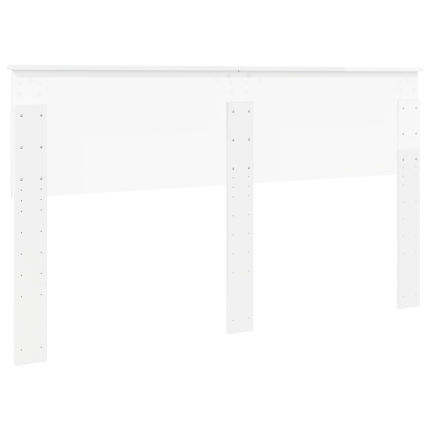 vidaXL Headboard Gloss White Engineered wood 6