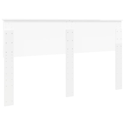 vidaXL Headboard Gloss White Engineered wood 6