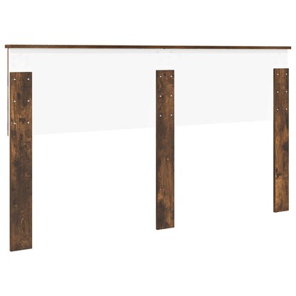 vidaXL Headboard Smoked Oak Engineered wood 6