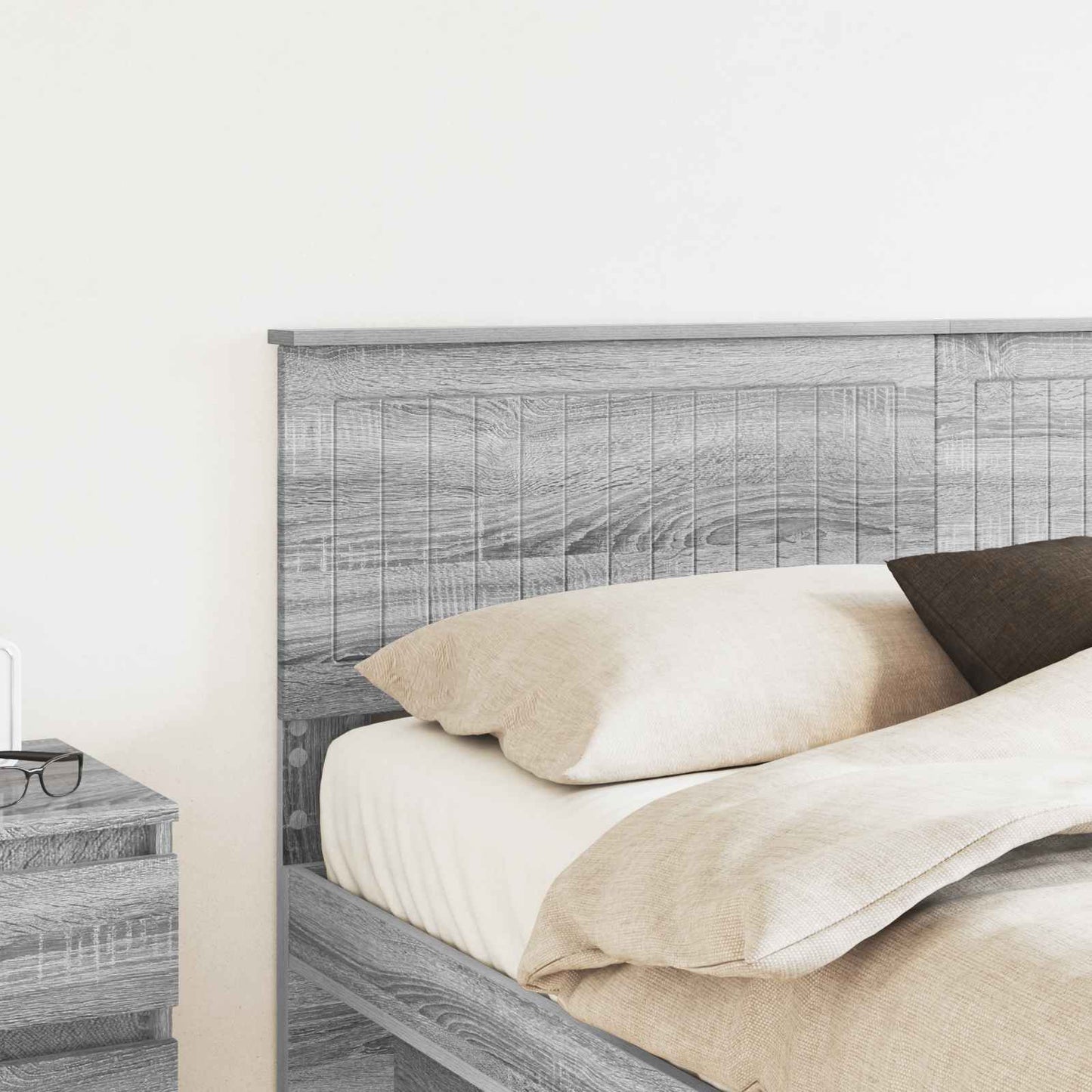 vidaXL Headboard Grey Sonoma Engineered wood 3