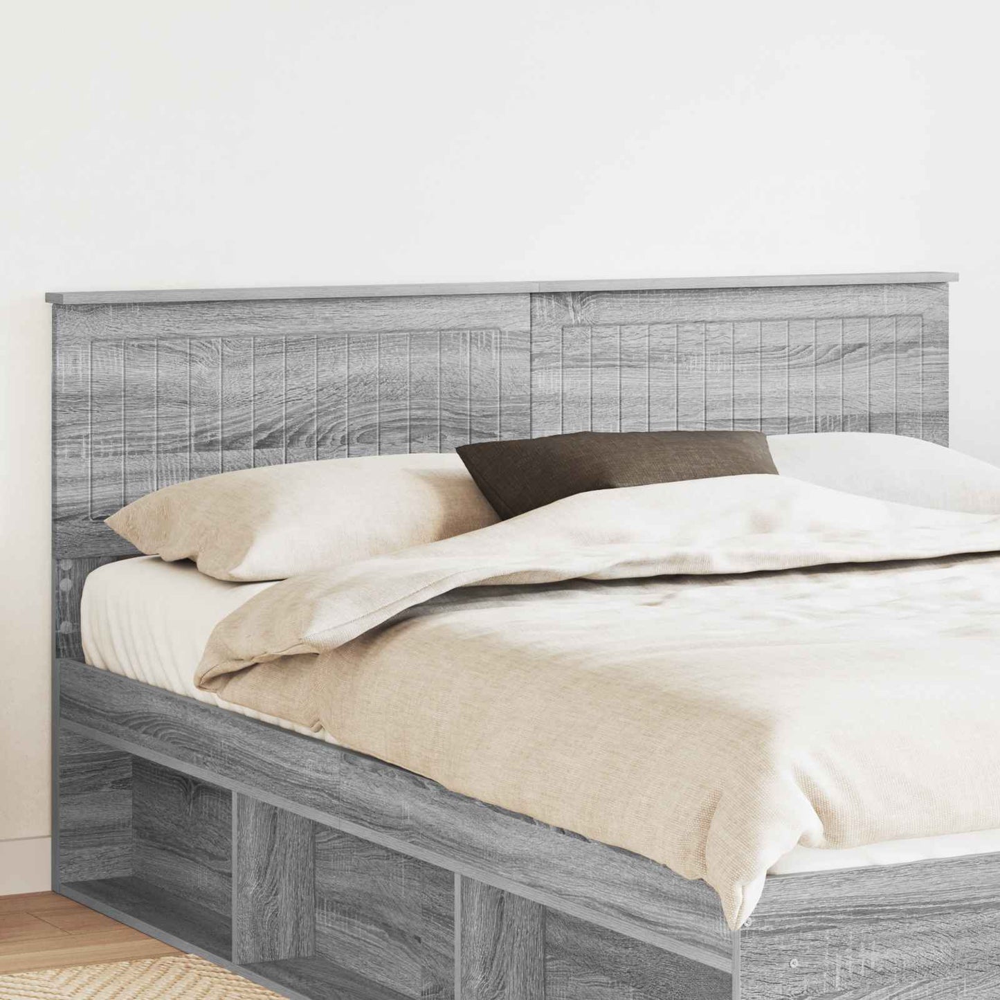 vidaXL Headboard Grey Sonoma Engineered wood 1