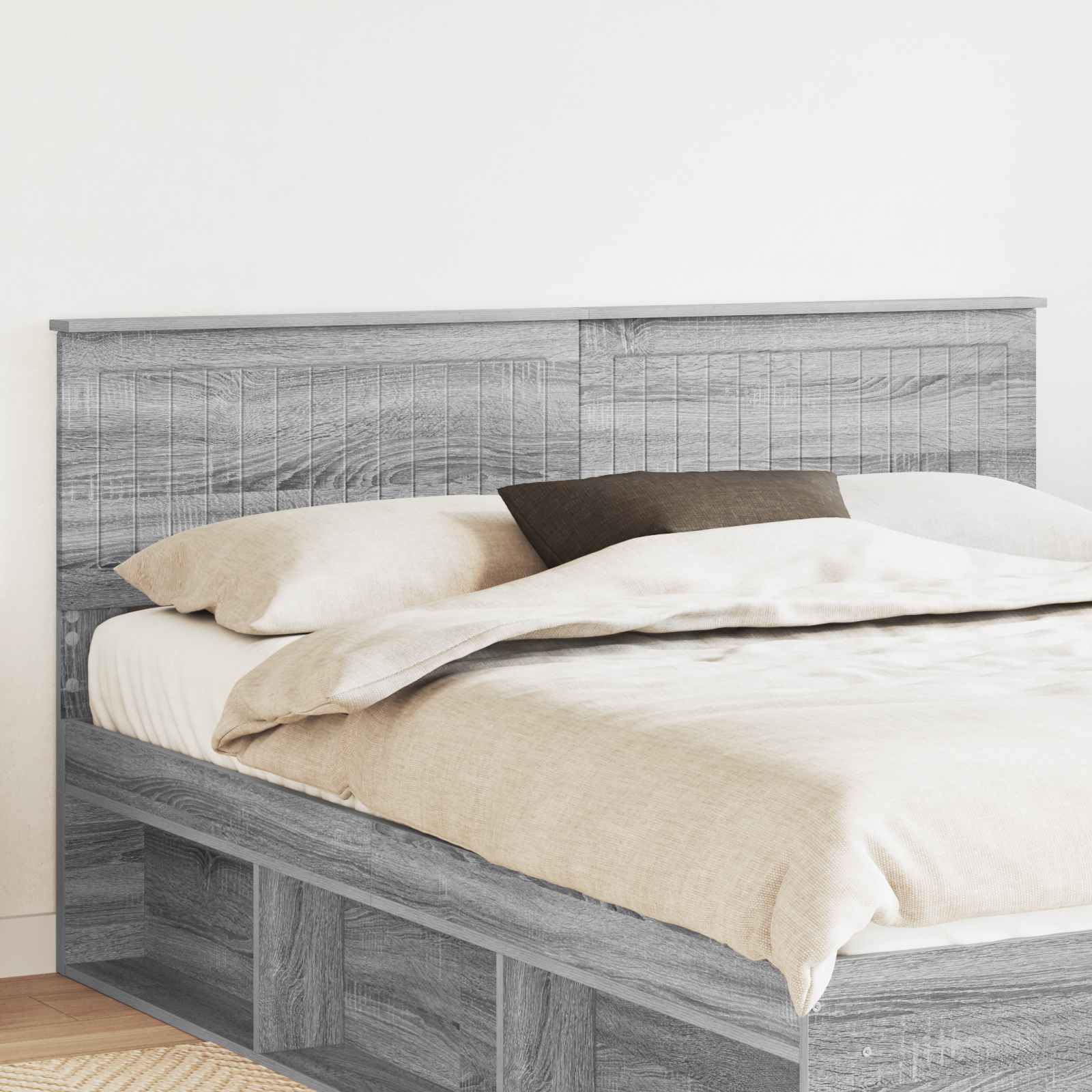 vidaXL Headboard Grey Sonoma Engineered wood 1