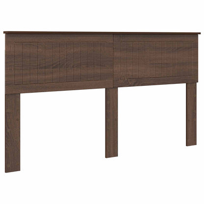 vidaXL Headboard Brown Oak Engineered wood 2
